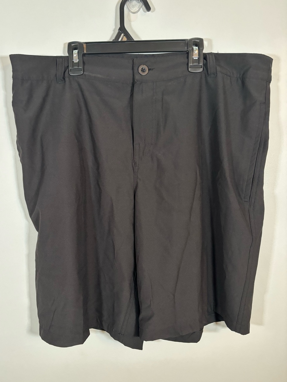 OP Ocean Pacific OPFLEX Mens Black 4-Way Stretch Shorts Size 38